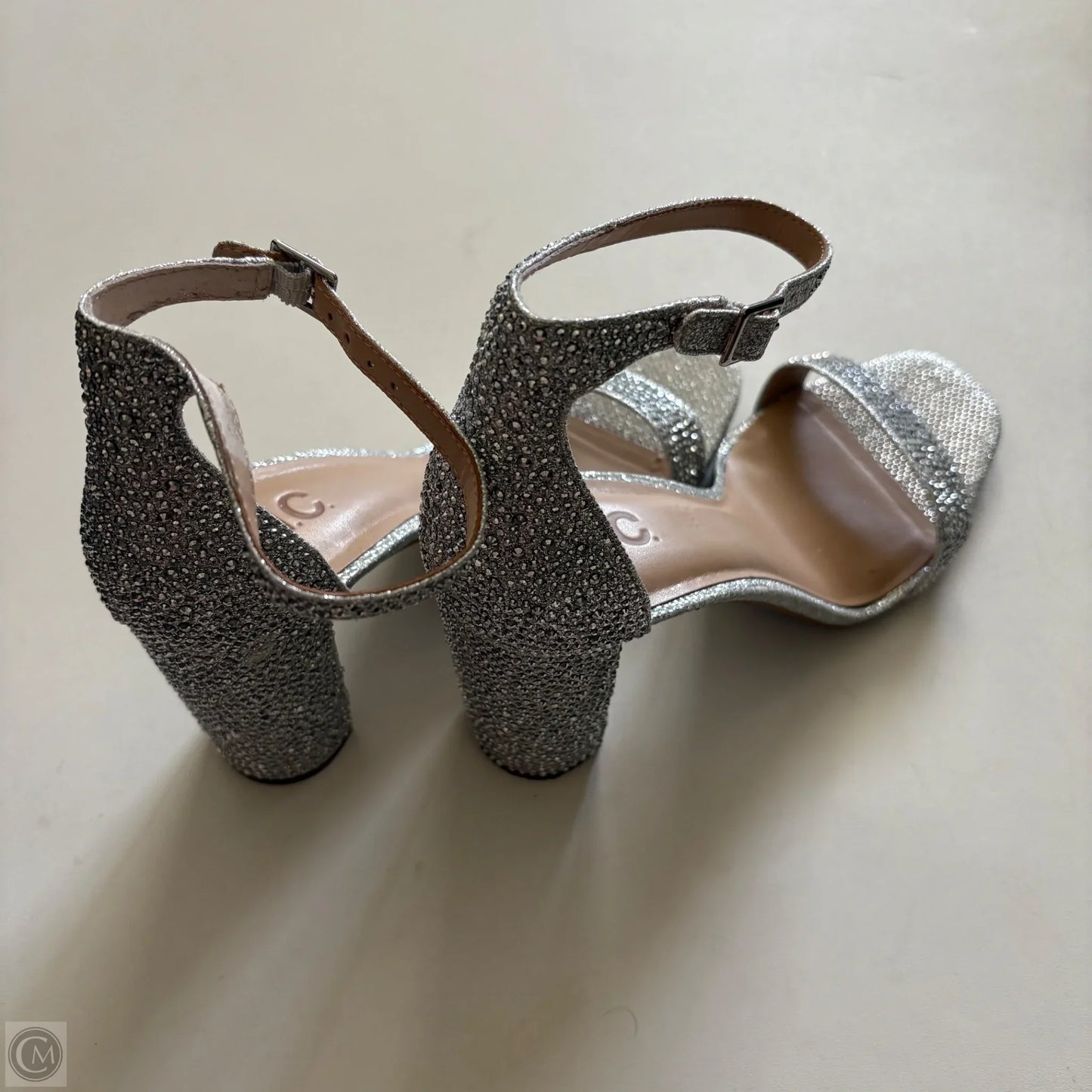 Shoes Heels Block By Inc In Silver, Size: 9