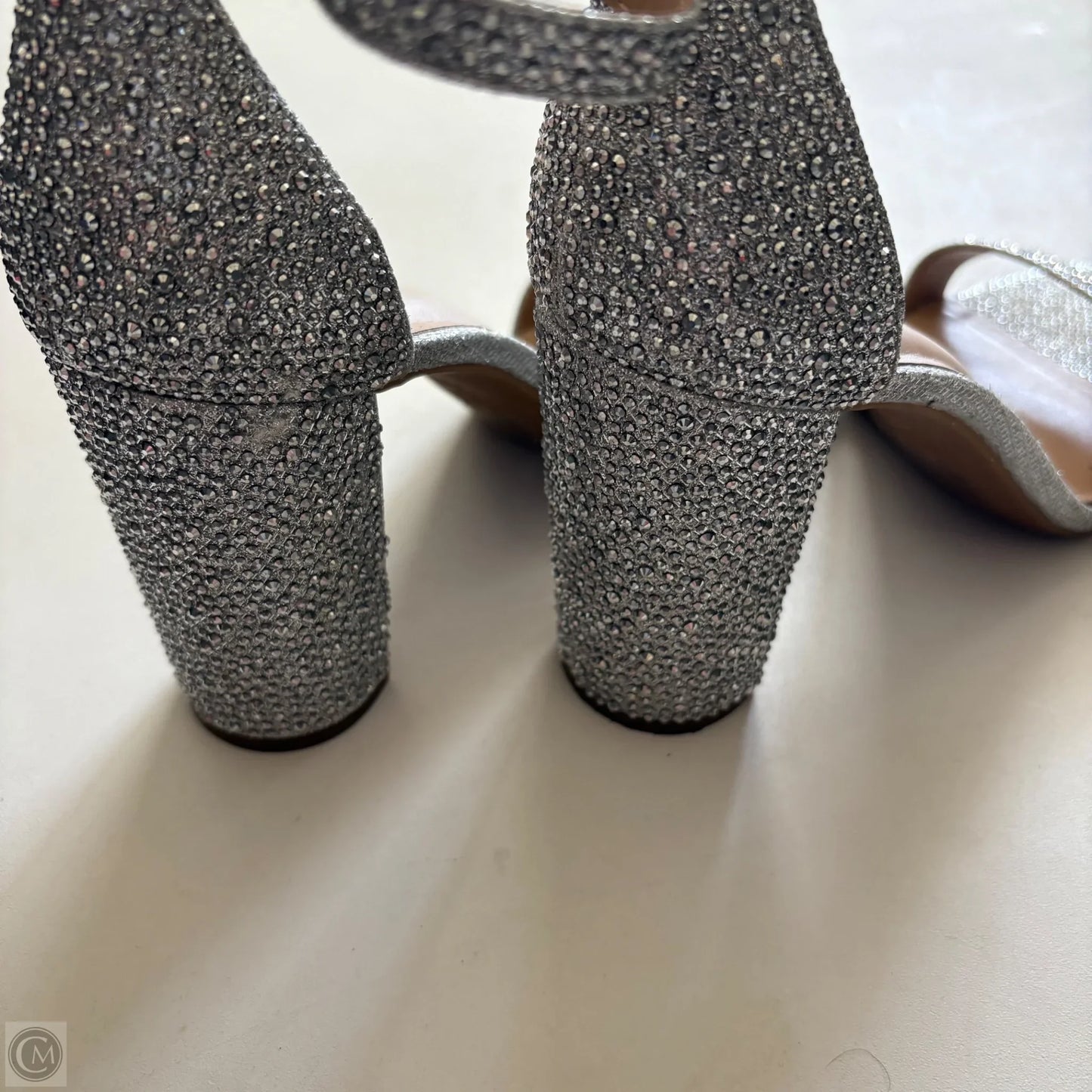Shoes Heels Block By Inc In Silver, Size: 9