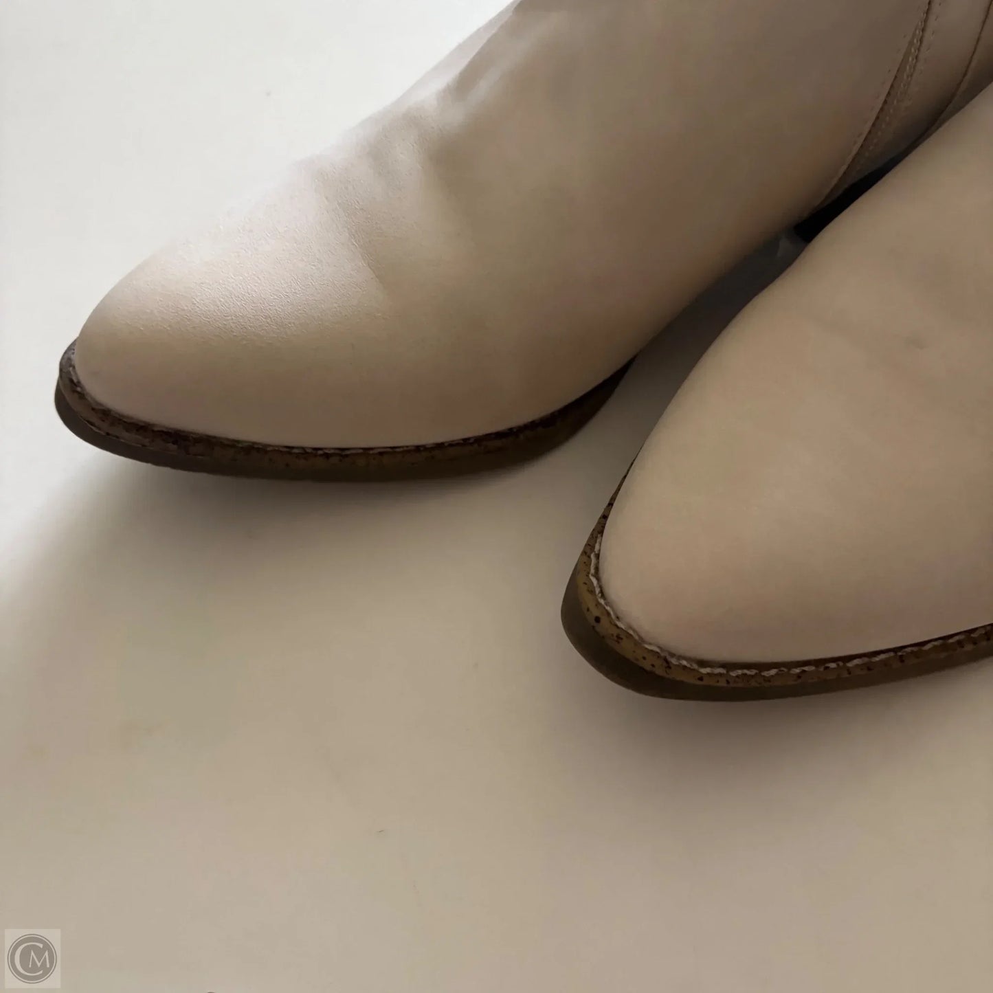 Boots Ankle Heels By Blowfish In Cream, Size: 10