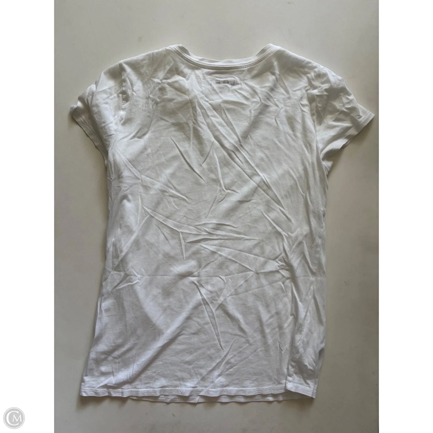 Top Short Sleeve By Loft In White, Size: M