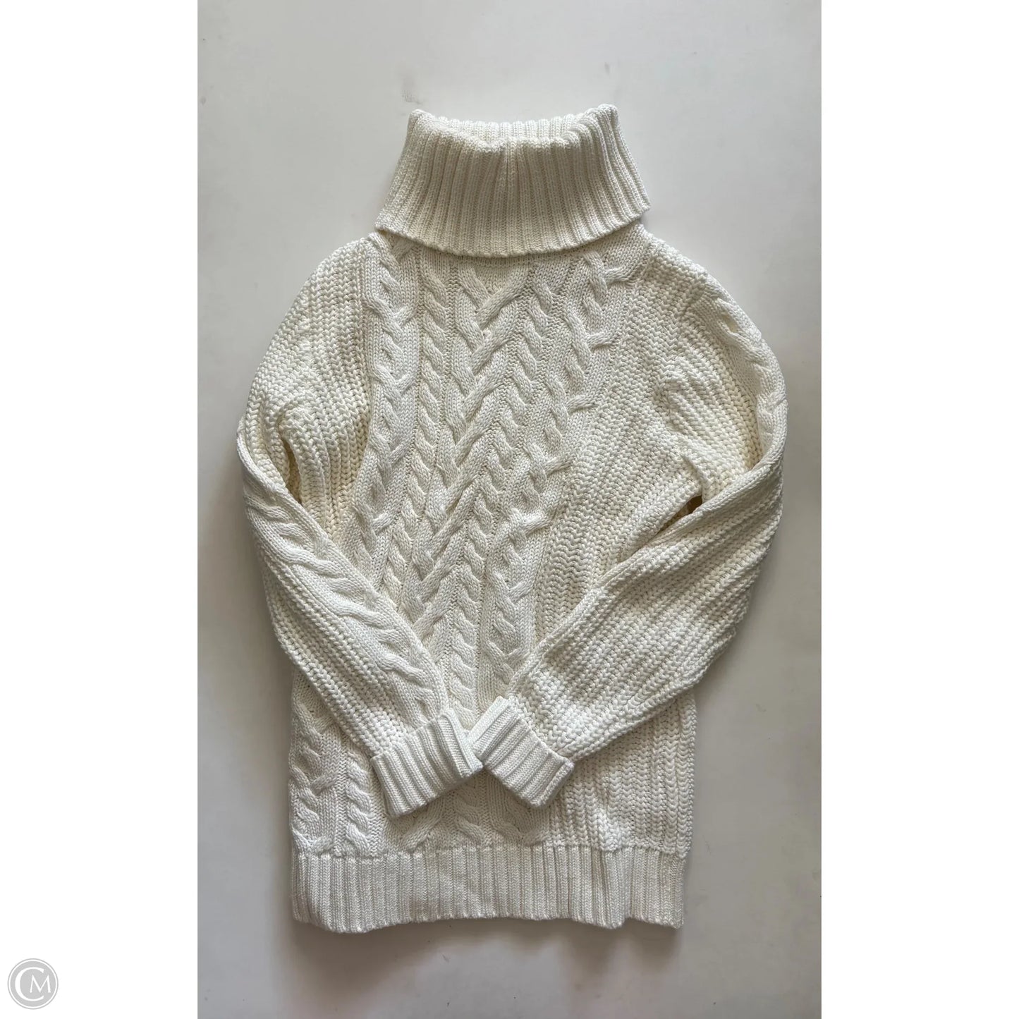 Sweater By Gap In Cream, Size: S
