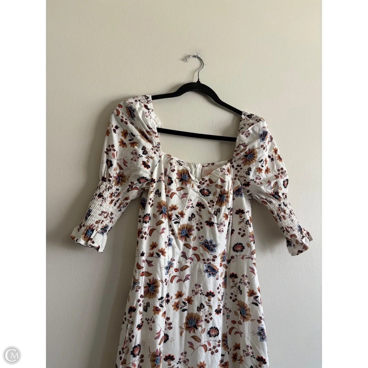 Dress Casual Maxi By Audrey In Floral Print, Size: M