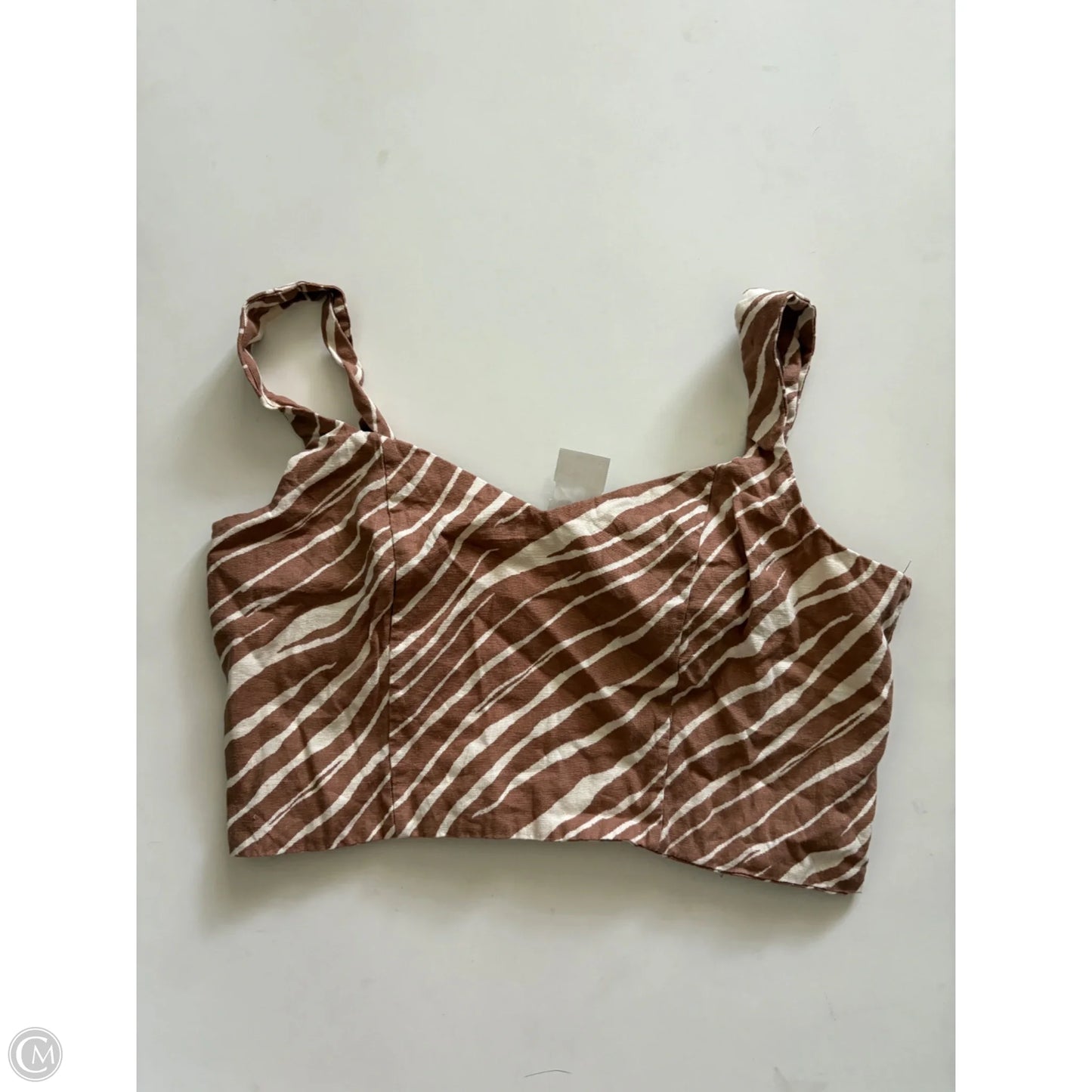 Tank Top By A New Day In Animal Print, Size: L