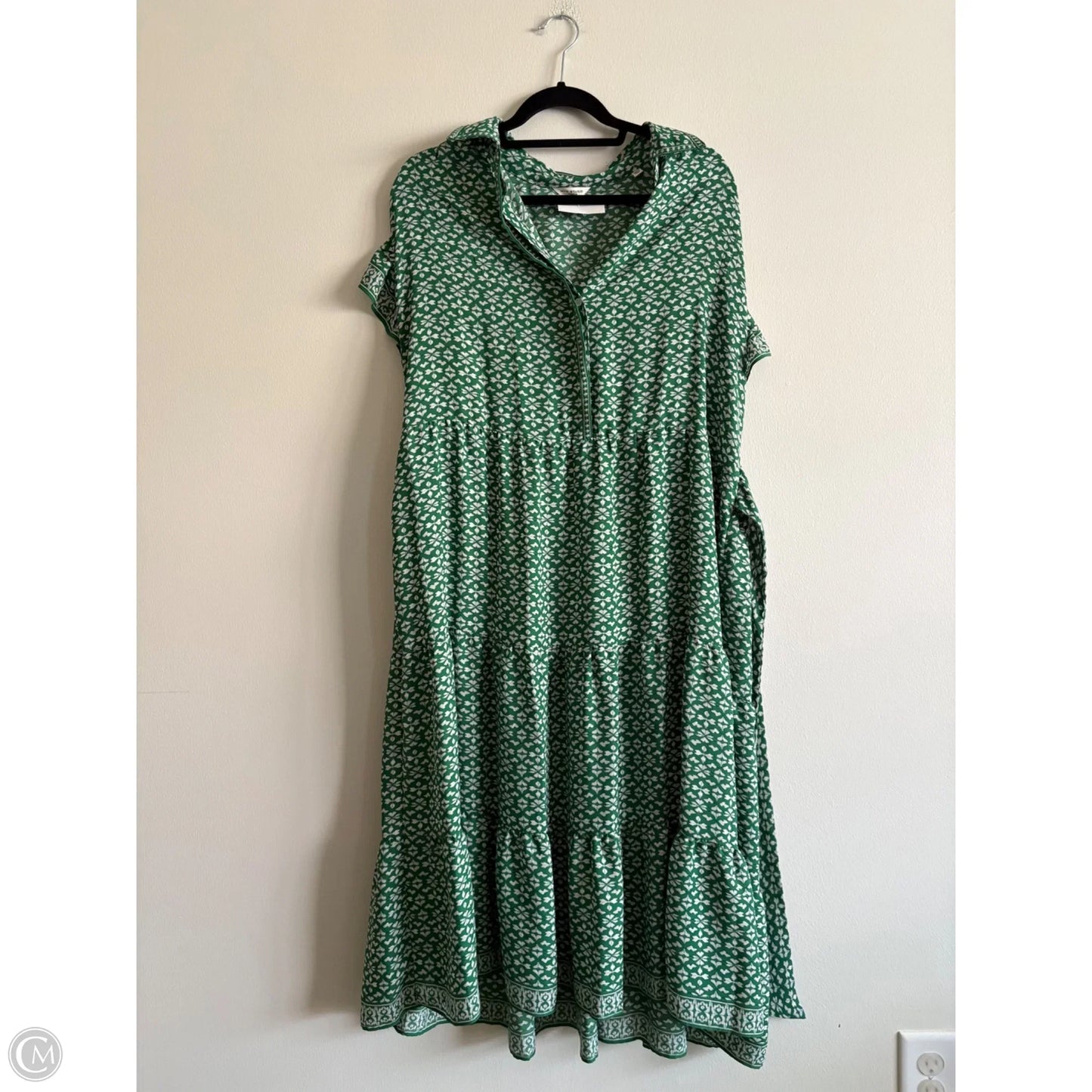 Dress Work By Max Studio In Green, Size: 1x