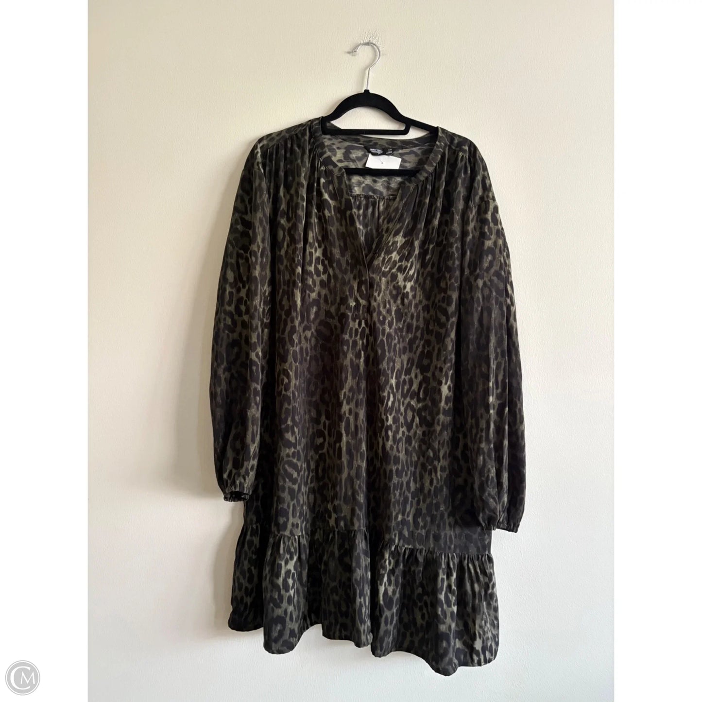 Dress Casual Midi By Simply Vera In Animal Print, Size: 2x