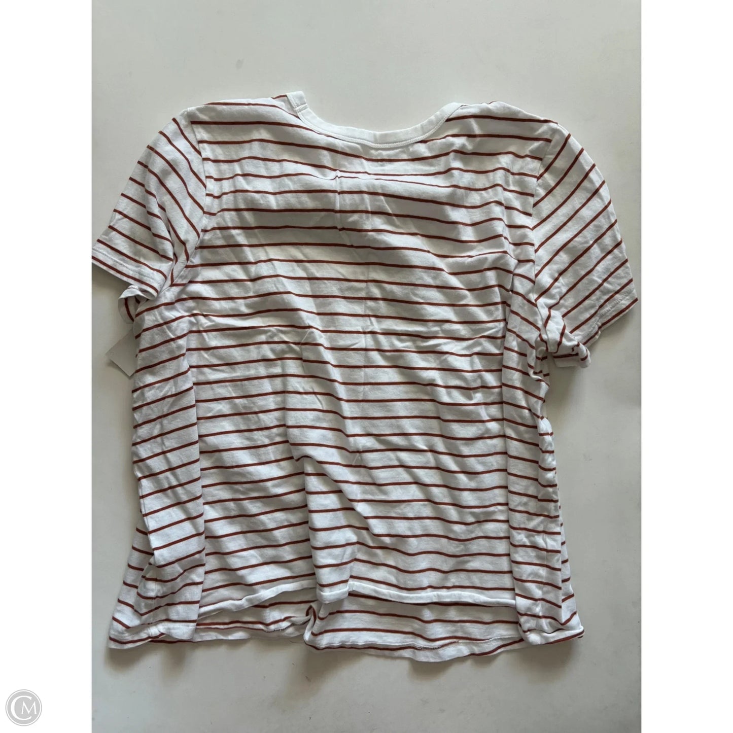Top Short Sleeve By Old Navy In Striped Pattern, Size: 2x