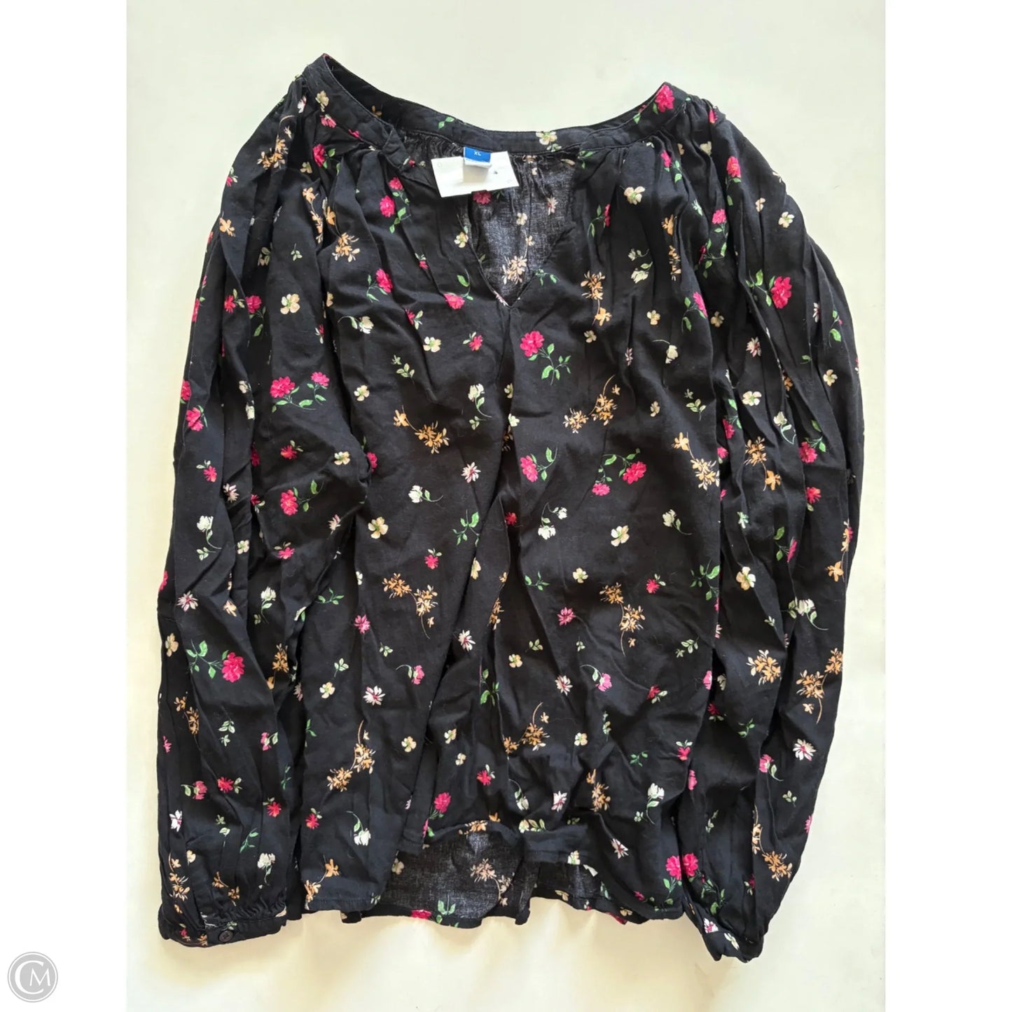 Top Long Sleeve By Old Navy In Black, Size: Xl