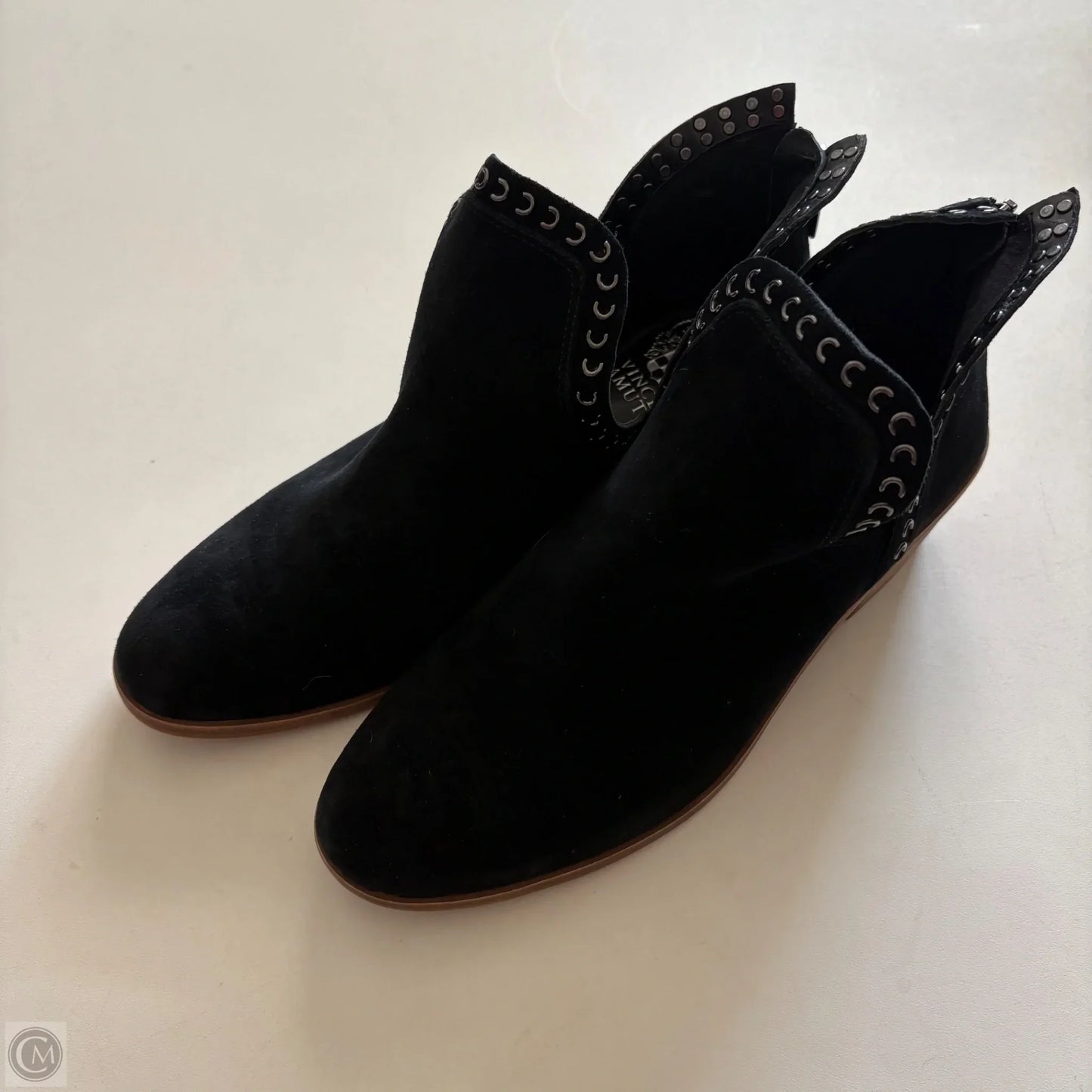 Boots Ankle Heels By Vince Camuto In Black, Size: 7.5