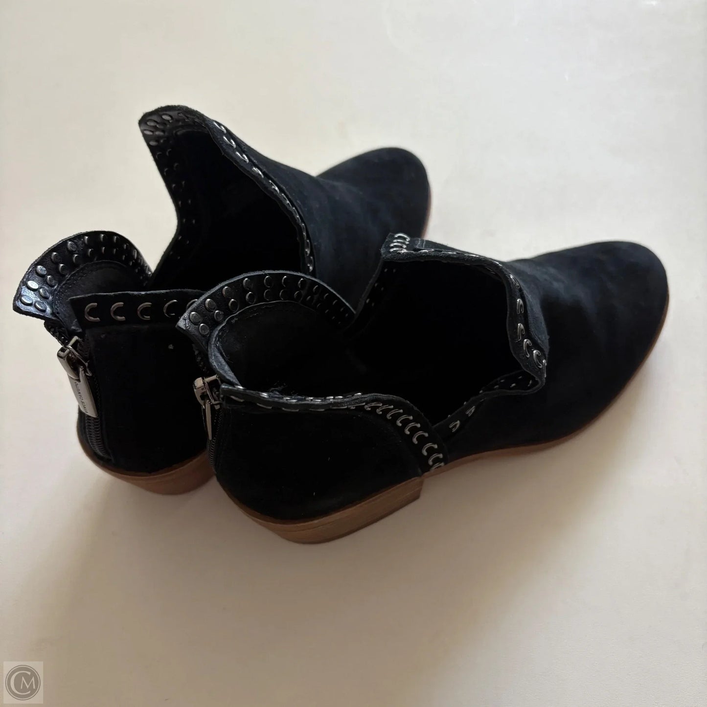 Boots Ankle Heels By Vince Camuto In Black, Size: 7.5