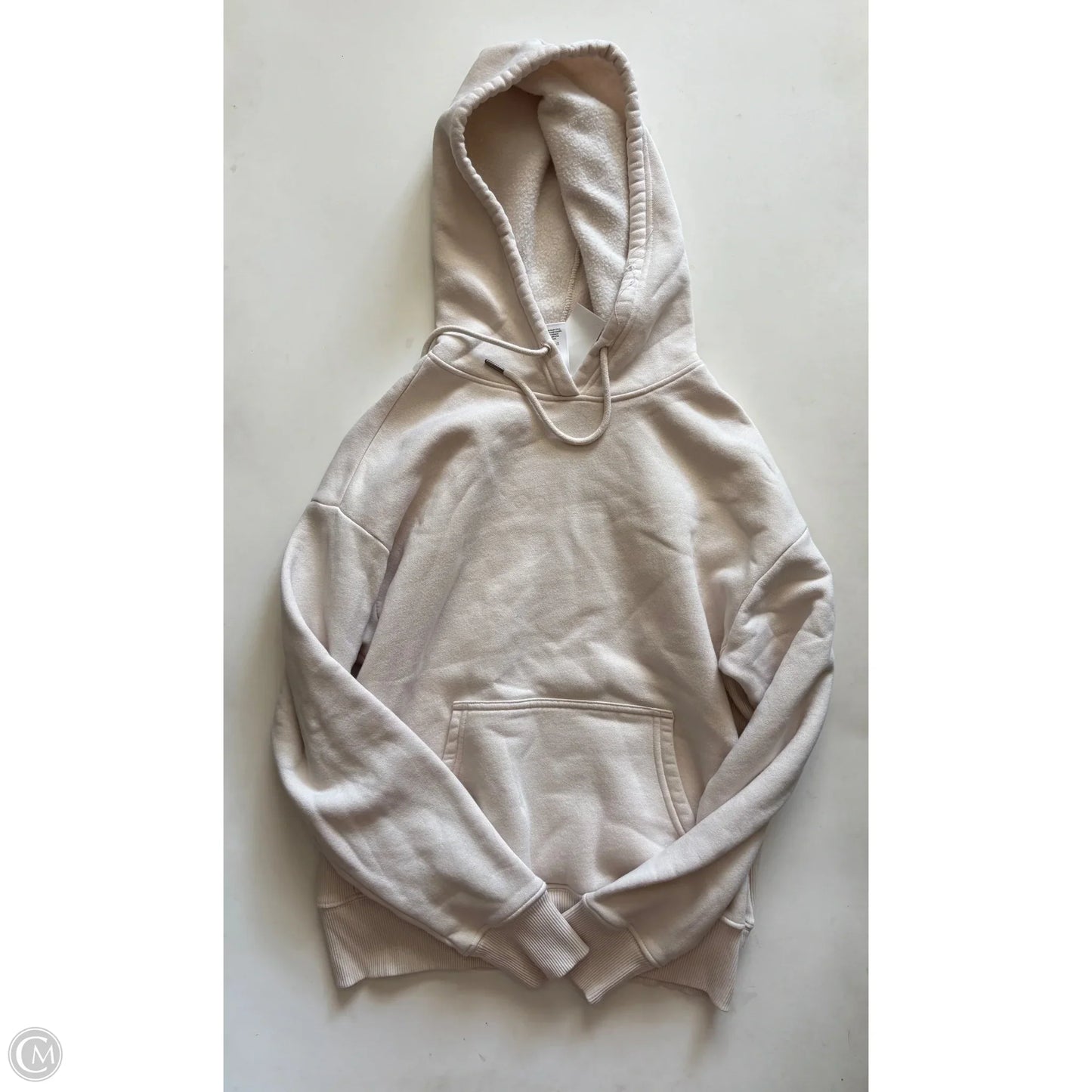 Sweatshirt Hoodie By Members Mark In Cream, Size: S