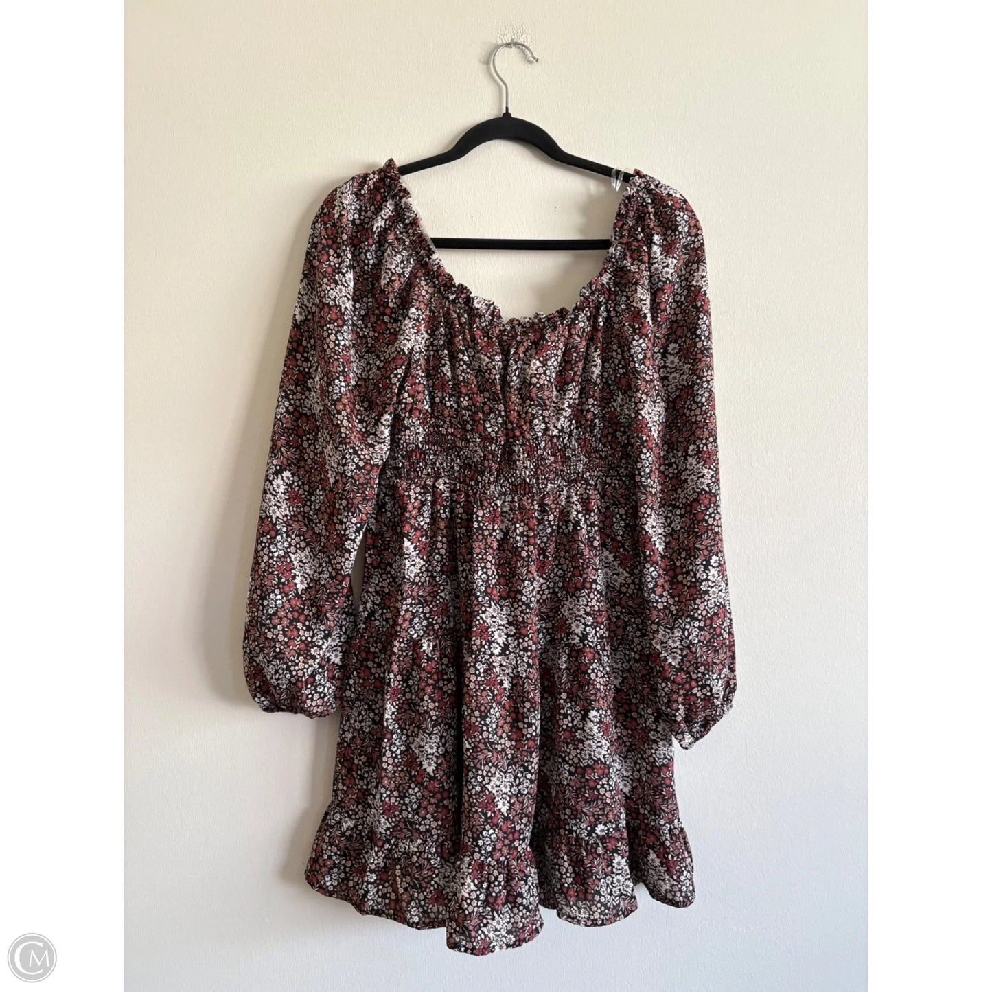 Dress Casual Midi By No Comment In Floral Print, Size: M