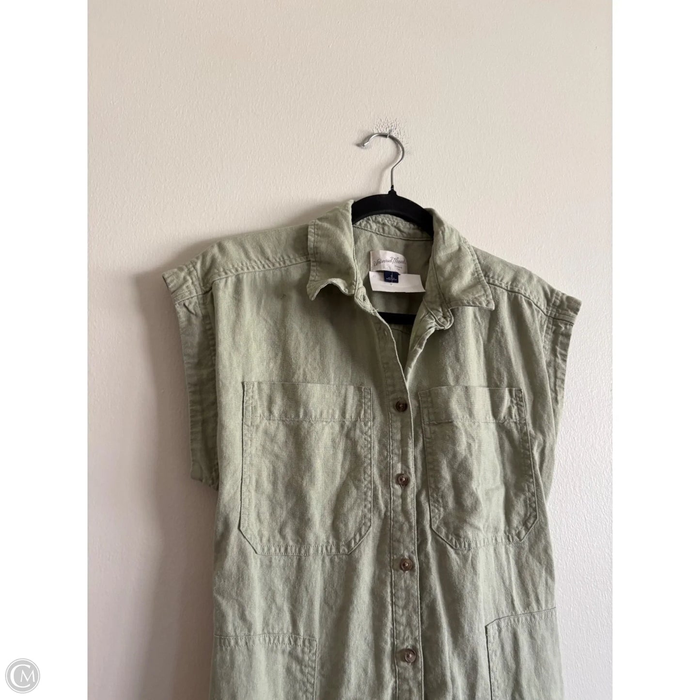 Dress Casual Midi By Universal Thread In Green, Size: S