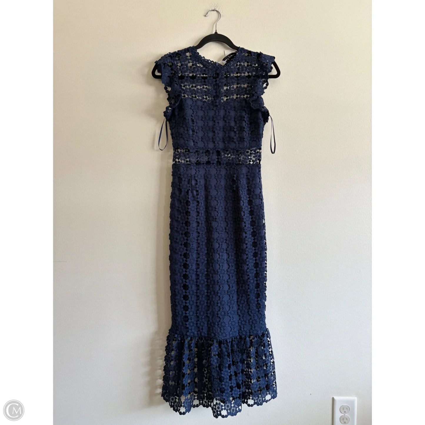 Dress Casual Midi By Petal & Pup In Navy, Size: 0