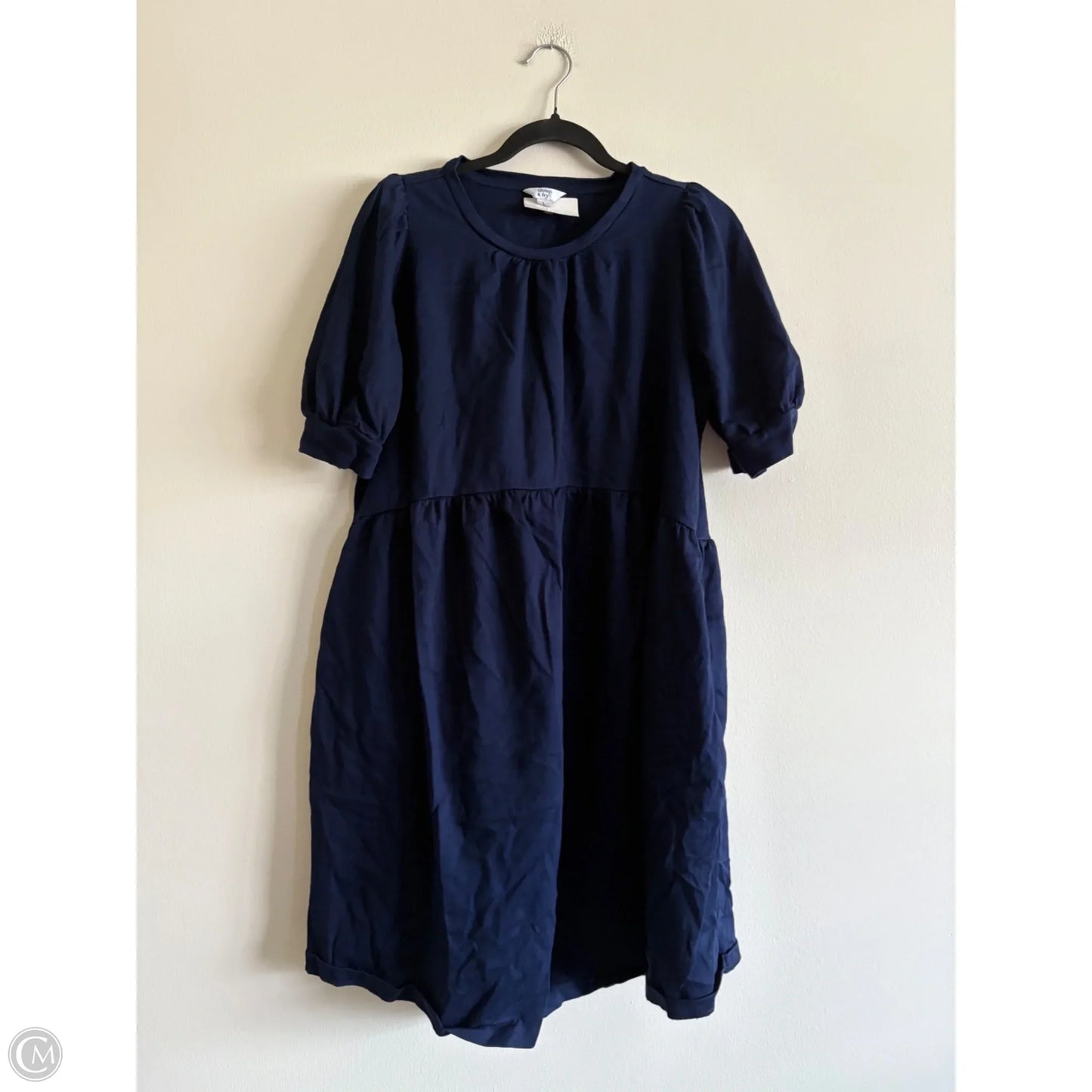 Dress Casual Midi By Crown And Ivy In Navy, Size: L