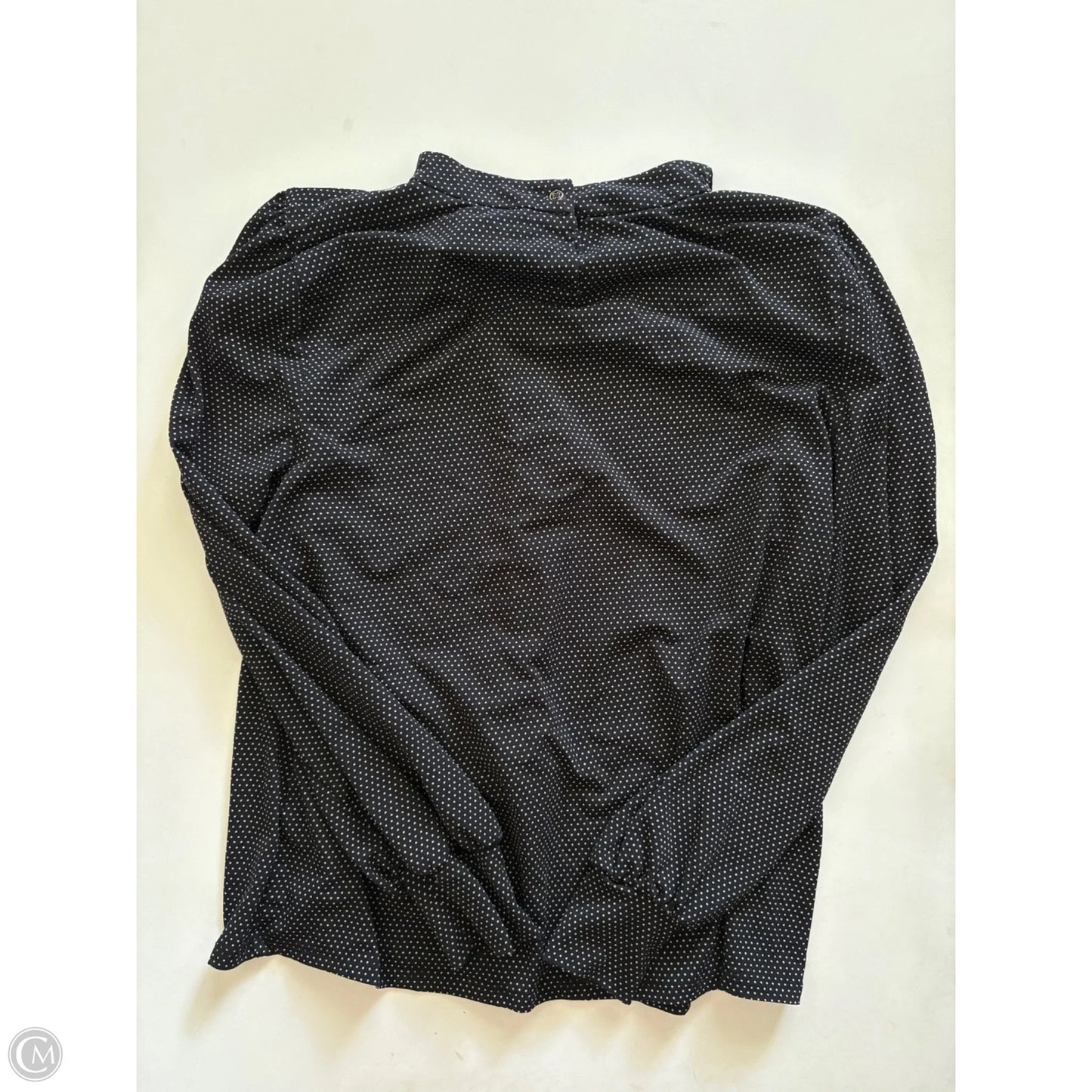 Blouse Long Sleeve By Adrianna Papell In Black, Size: Xl