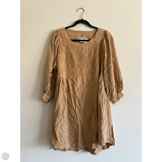 Dress Casual Short By Solitaire In Tan, Size: L