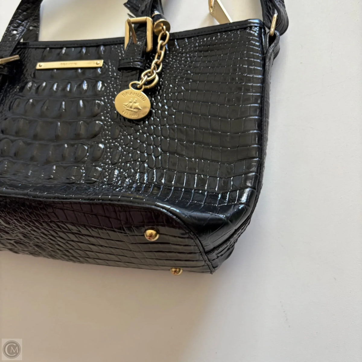 Handbag Designer By Brahmin, Size: Medium