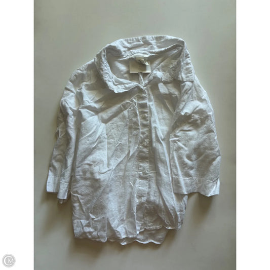 Top Short Sleeve By H&m In White, Size: L
