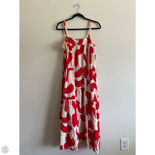 Dress Casual Maxi By Abel The Label In Red, Size: L