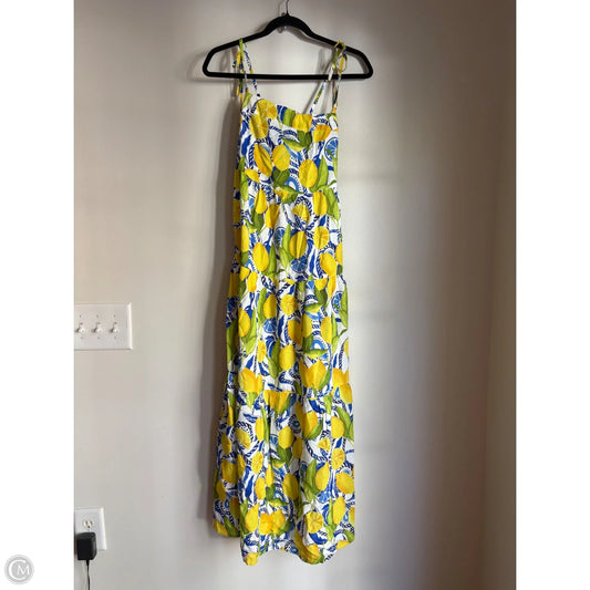Dress Casual Midi By Cma In Yellow, Size: Xs