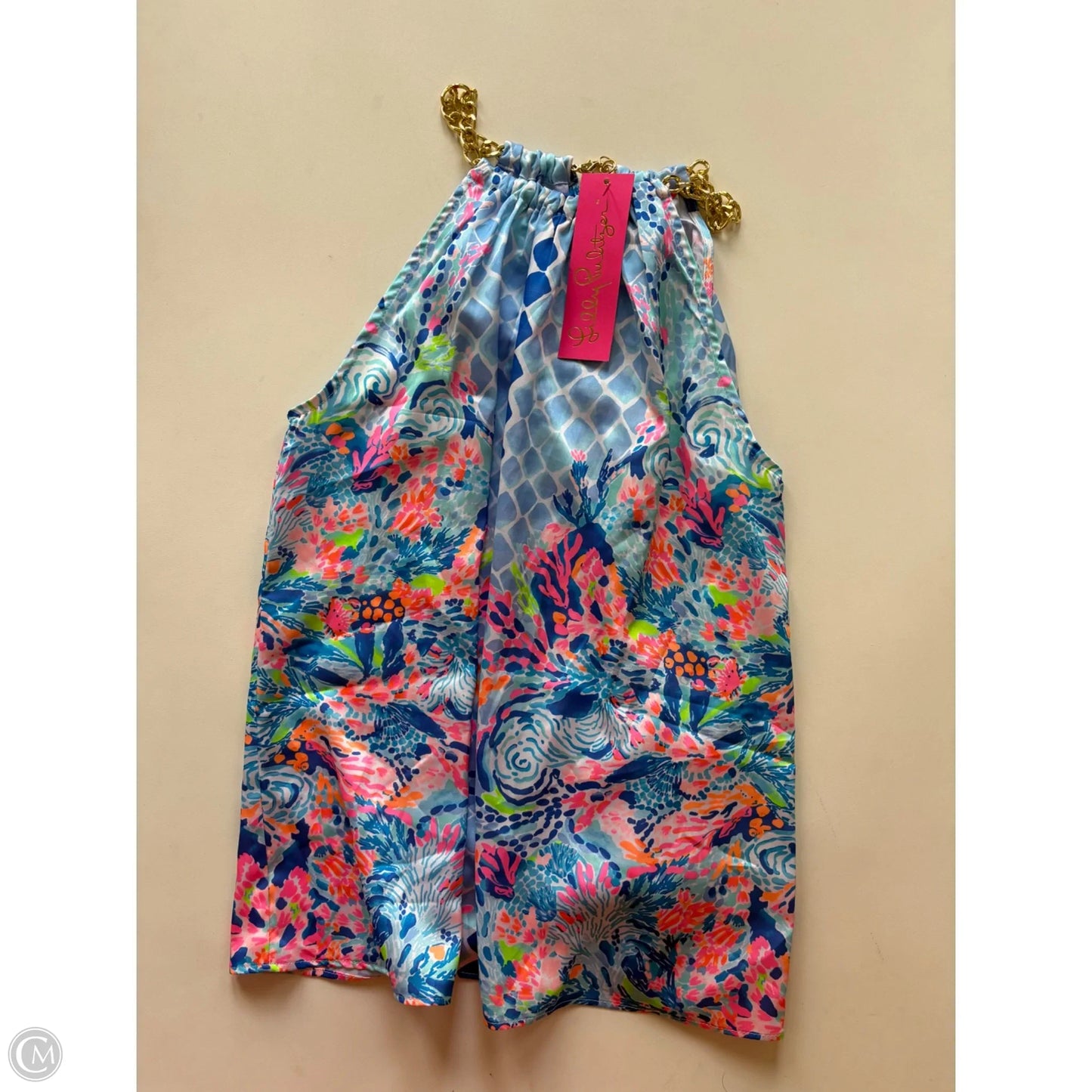 Top Sleeveless Designer By Lilly Pulitzer In Blue, Size: Xs