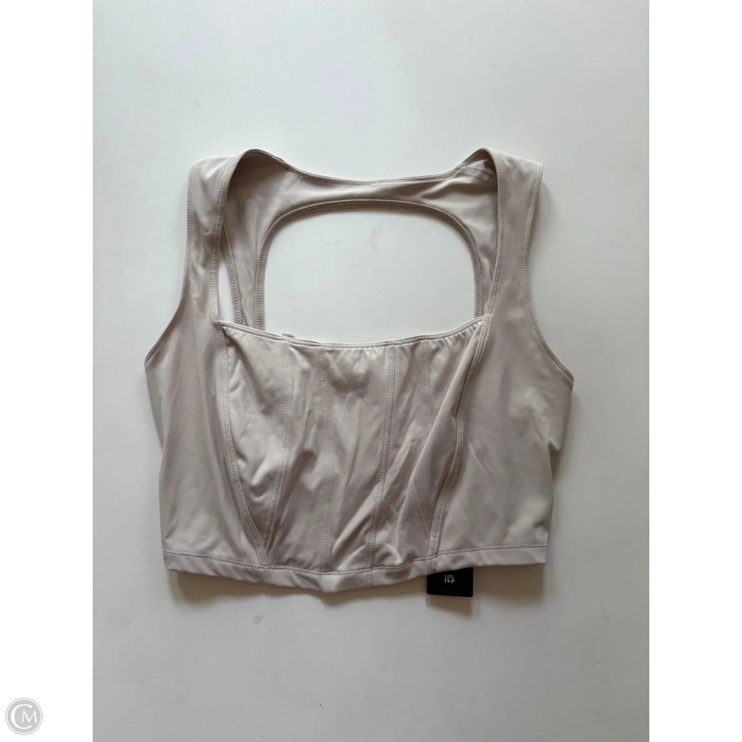 Athletic Tank Top By kimberly In Cream, Size: M