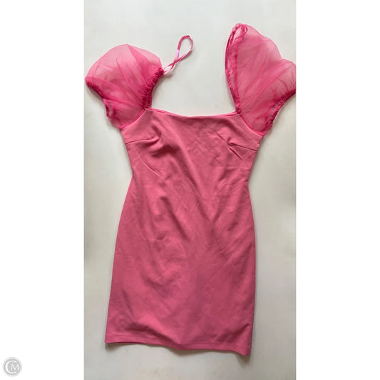 Dress Casual Midi By She + Sky In Pink, Size: S