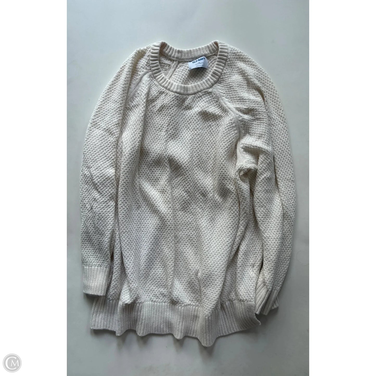 Sweater By Old Navy In Cream, Size: 2x