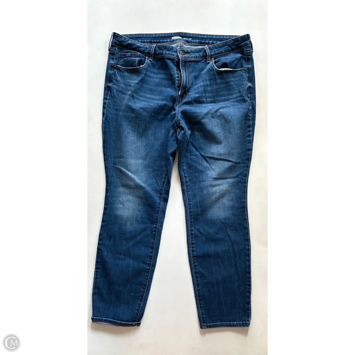 Jeans Skinny By Old Navy In Blue, Size: 16