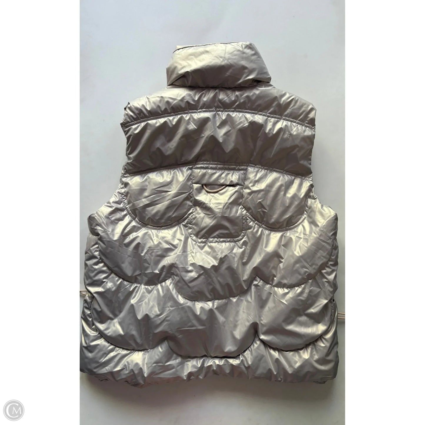 Vest Puffer & Quilted By miss sparkling In Cream, Size: Xl