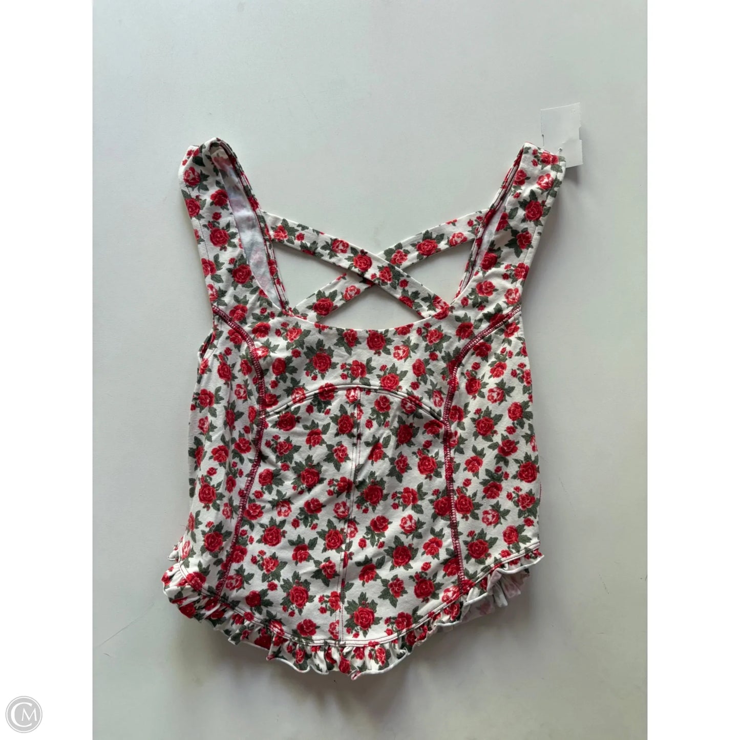 Blouse Sleeveless By Free People In Floral Print, Size: S