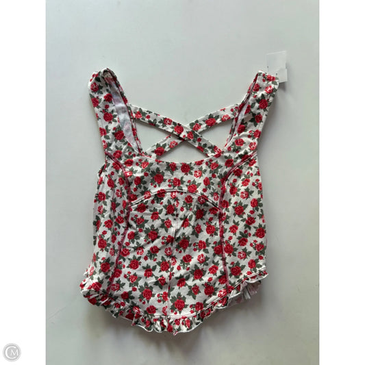 Blouse Sleeveless By Free People In Floral Print, Size: S