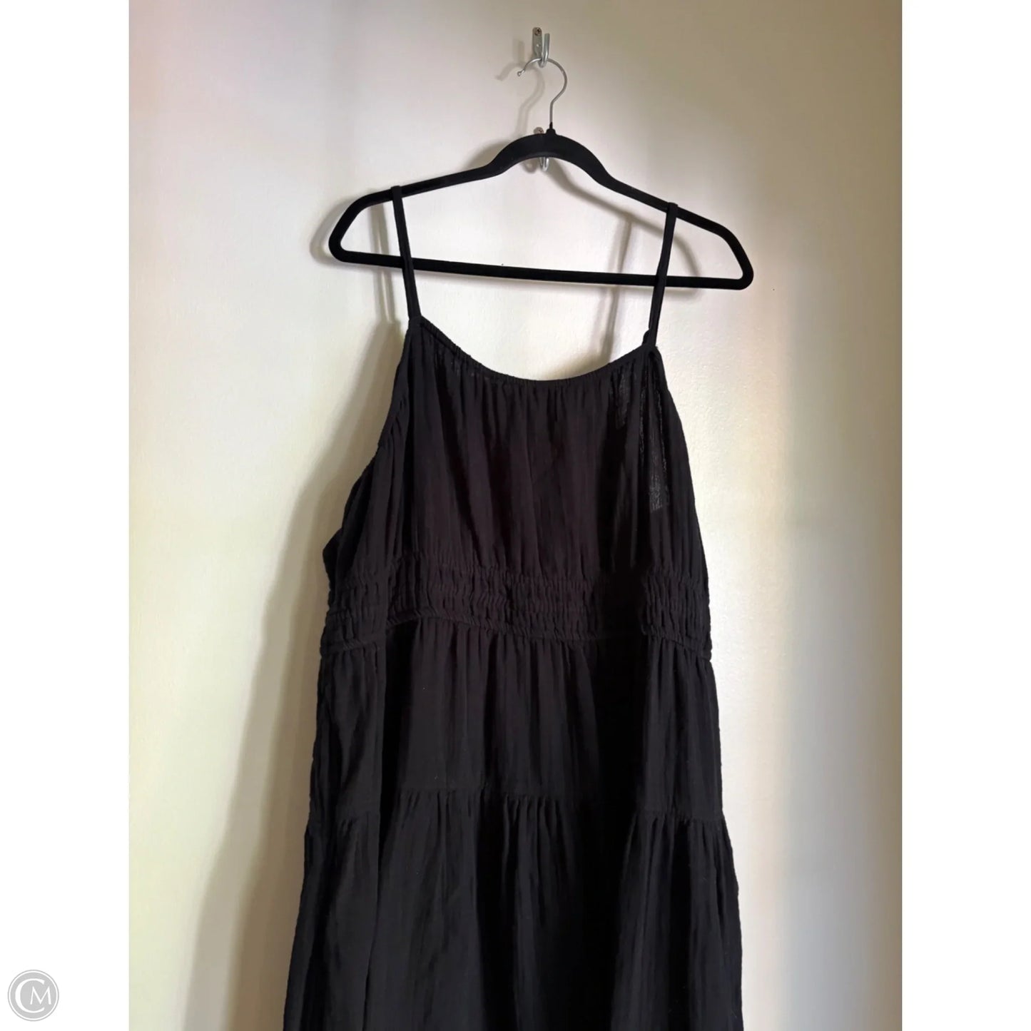 Dress Casual Midi By Old Navy In Black, Size: Xxl