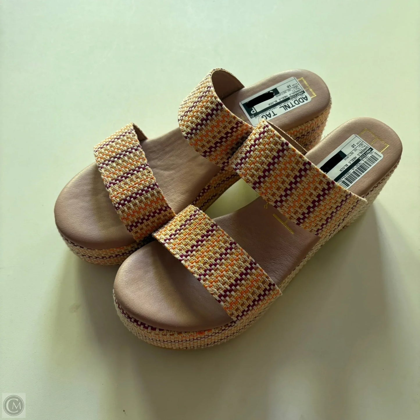 Sandals Heels Block By Matisse In Multi-colored, Size: 10