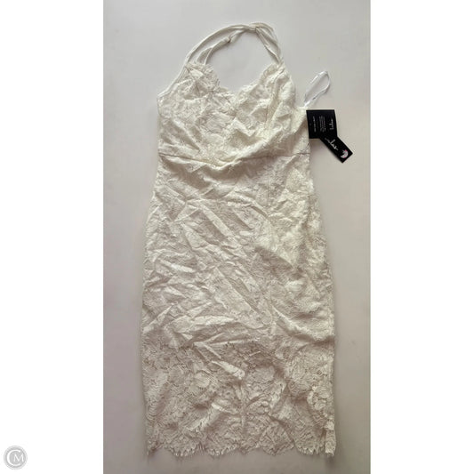 Dress Casual Short By Lulus In Cream, Size: M