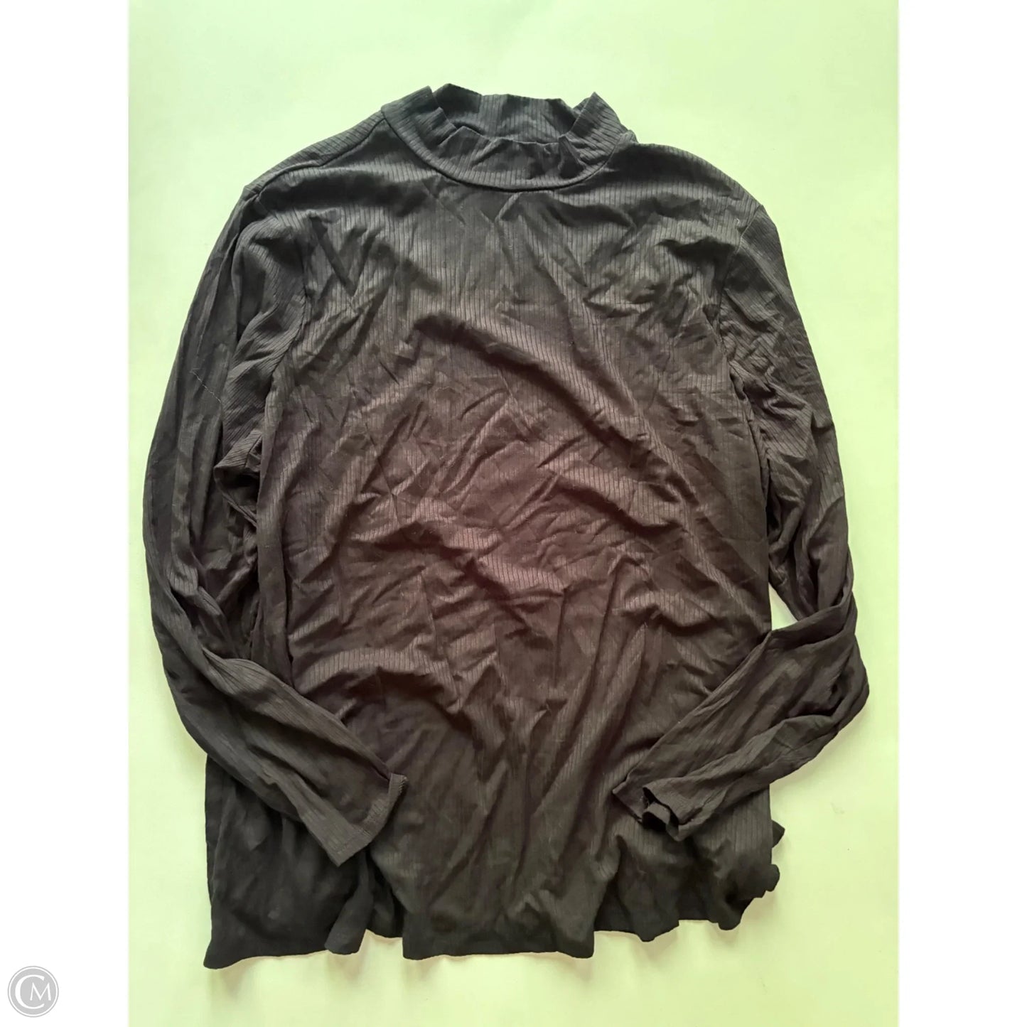 Blouse Long Sleeve By Old Navy In Black, Size: Xl