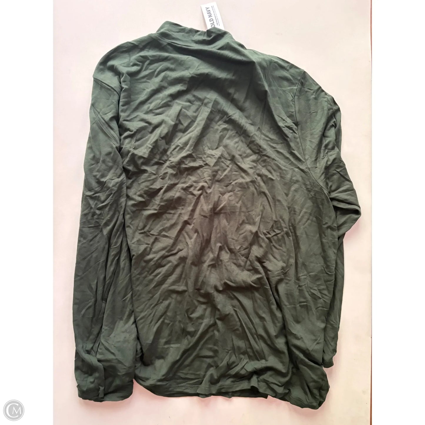 Blouse Long Sleeve By Old Navy In Green, Size: Xl
