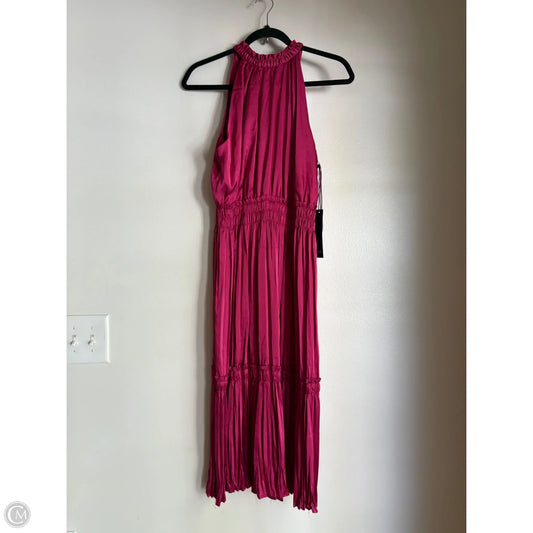 Dress Casual Midi By Nicole By Nicole Miller In Pink, Size: M