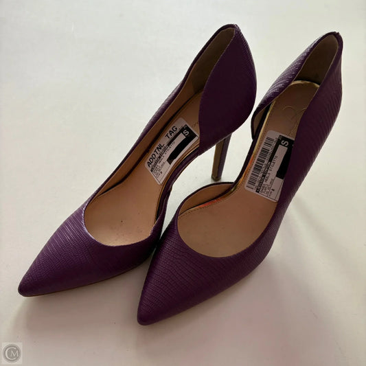 Shoes Heels Stiletto By Jessica Simpson In Purple, Size: 8