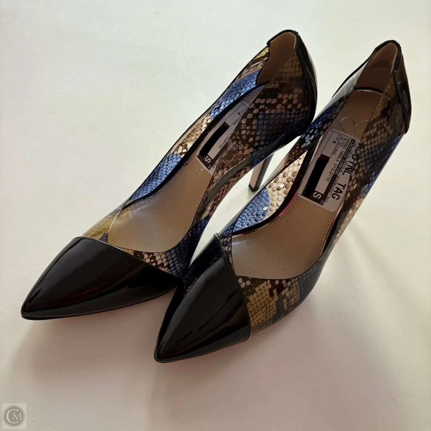 Shoes Heels Stiletto By Jessica Simpson In Black, Size: 8