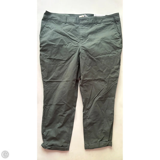 Jeans Skinny By Loft In Green, Size: 20