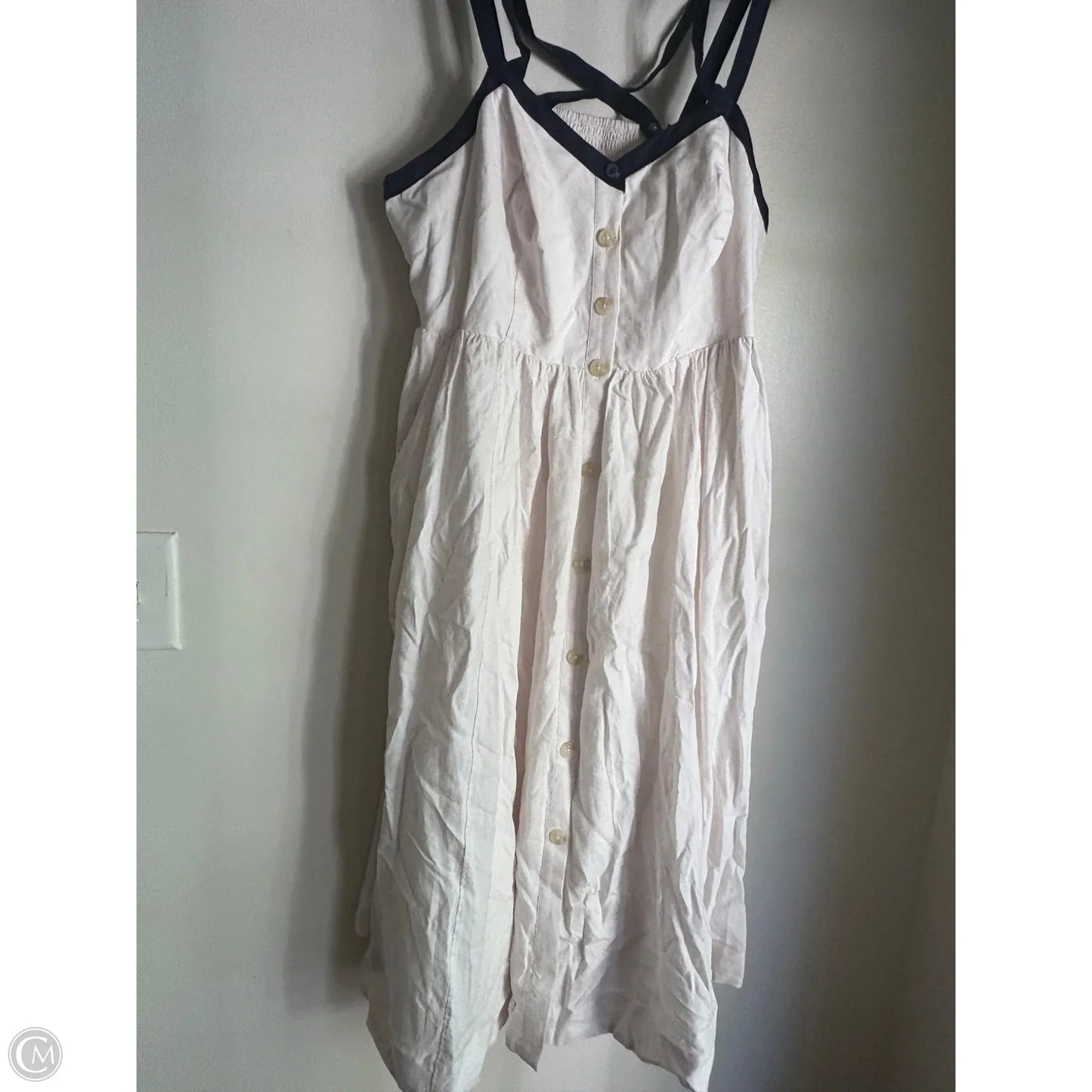 Dress Casual Midi By Maeve In White, Size: 16