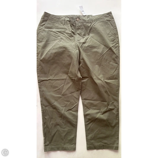 Pants Chinos & Khakis By Loft In Green, Size: 18