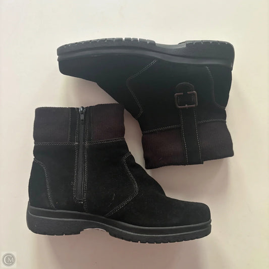 Boots Ankle Flats By Weatherproof In Black, Size: 8