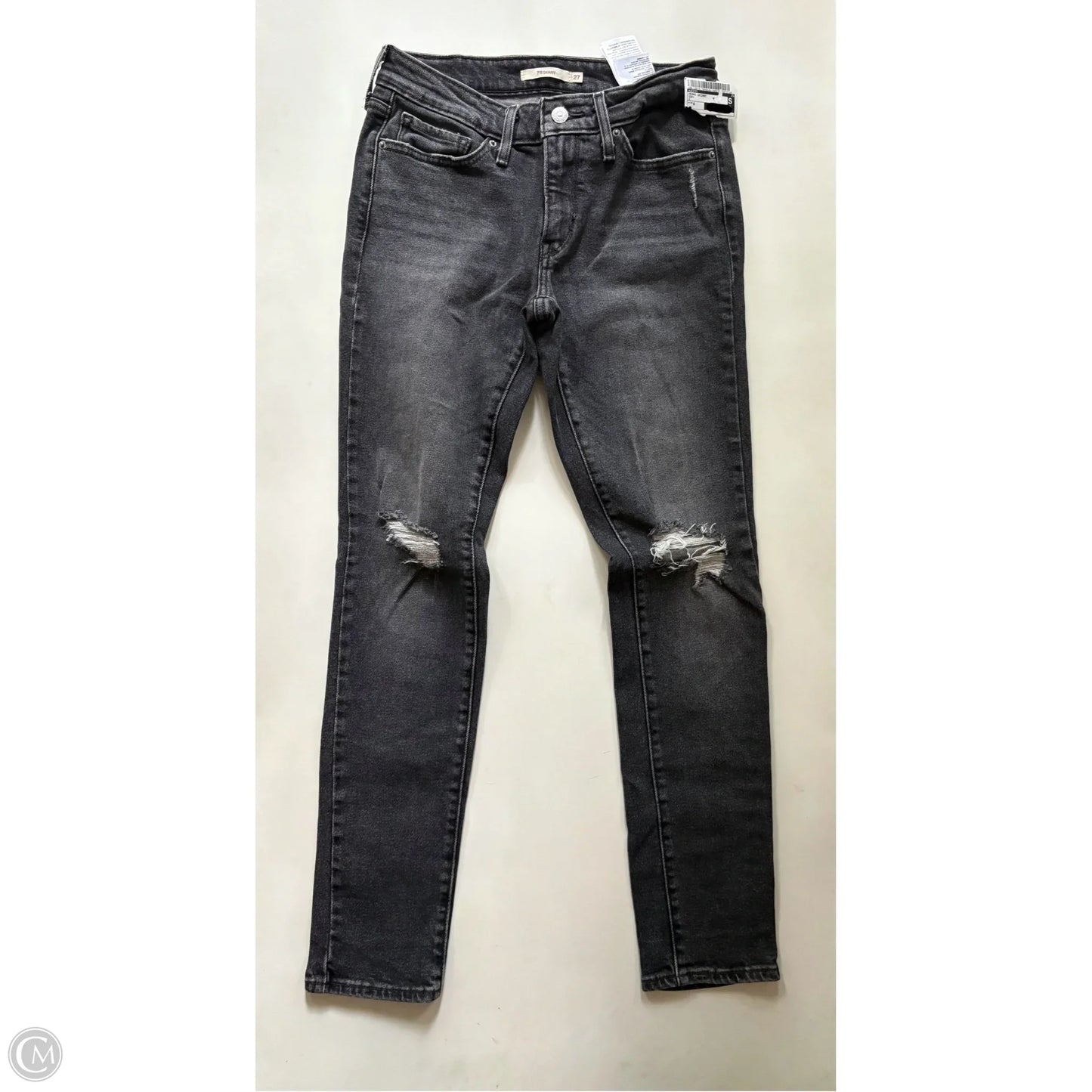 Jeans Skinny By Levis In Grey, Size: 6