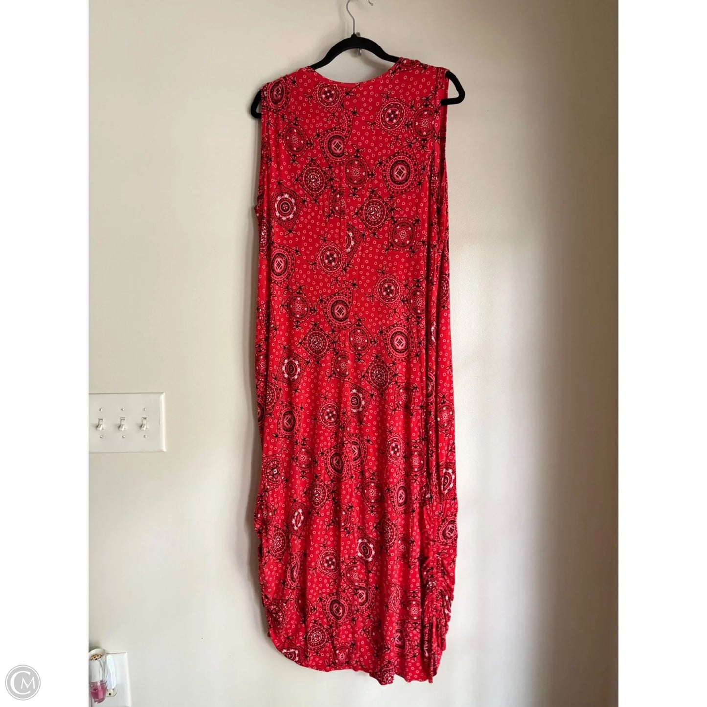 Dress Casual Midi By Lane Bryant In Red, Size: 18