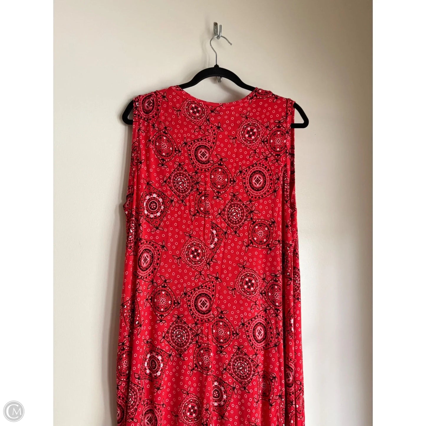 Dress Casual Midi By Lane Bryant In Red, Size: 18