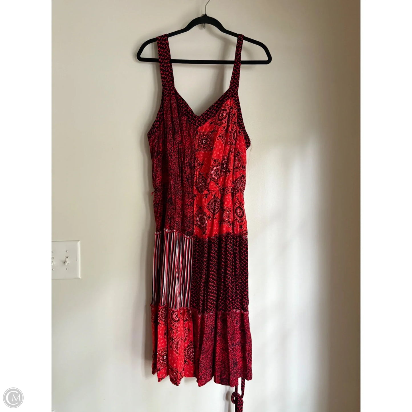 Dress Casual Midi By Lane Bryant In Red, Size: 20