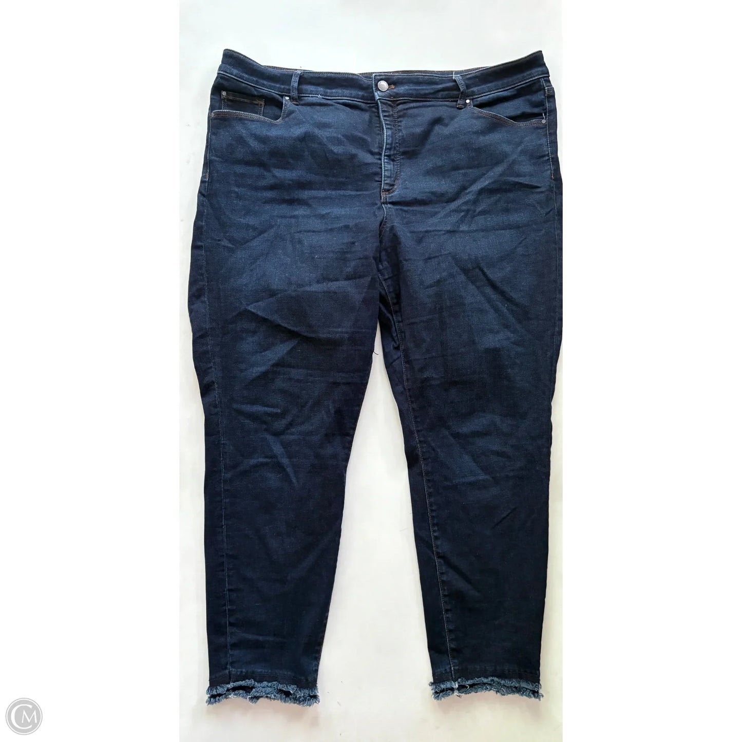 Jeans Skinny By Ann Taylor In Blue, Size: 18