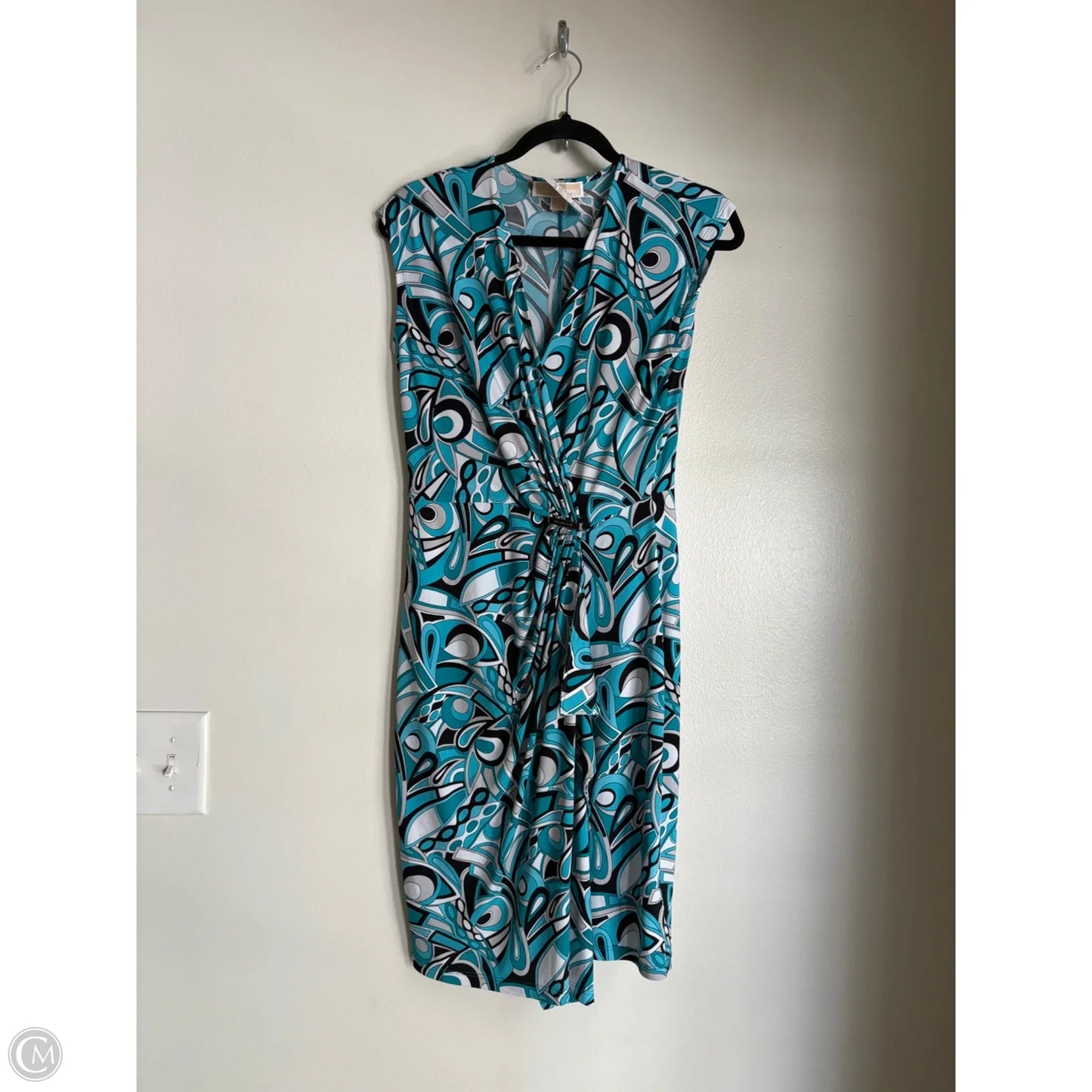 Dress Casual Midi By Michael By Michael Kors In Blue, Size: S
